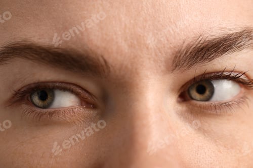 Preview: Macro view of young woman with beautiful eyes