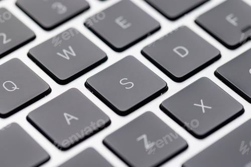Preview: Keyboard close up template