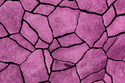 Preview: Pink irregular stone wall pattern texture