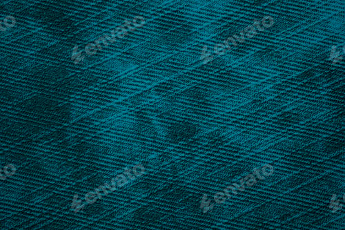 Preview: Deep teal fabric surface with fine woven crisscross lines for backgrounds and textiles