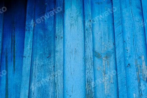 Preview: Weathered blue wooden planks surface texture