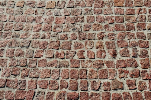 Preview: Rough red stone wall texture