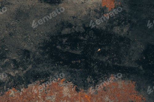 Preview: Rusty metal surface with dark weathered texture