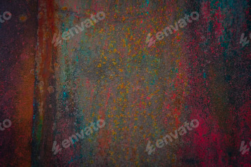 Preview: Textured surface with mottled colors and abstract paint splatters