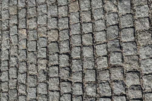 Preview: Granite cobblestone pavement with visible texture