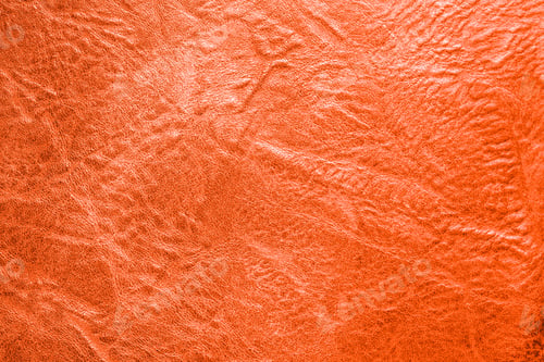 Preview: Close-up view of textured orange surface with natural patterns and shine for design use