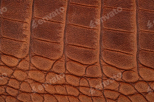 Preview: Brown leather texture close up, reptile scale surface pattern for wallpaper background use