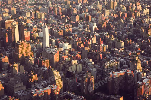 Preview: Manhattan buildings at golden hour