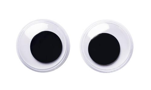 Preview: Googly eyes staring, plastic craft supplies