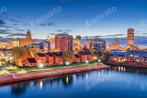 Preview: Buffalo, New York, USA Downtown Skyline