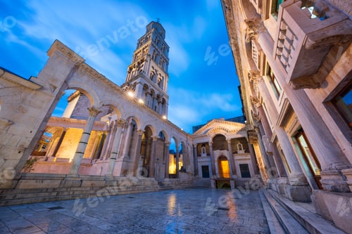 Preview: Split, Croatia at Diocletian's Palace and and Saint Domnius Cathedral