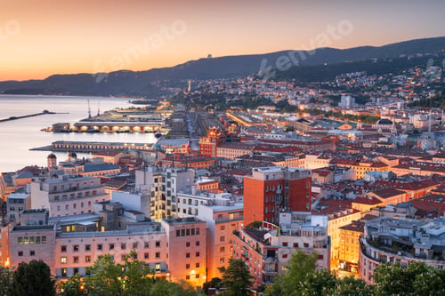 Preview: Trieste, Italy at Dusk