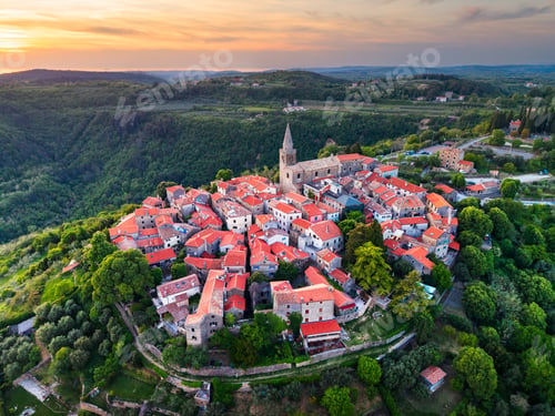 Preview: Groznjan, Croatia at Golden Hour
