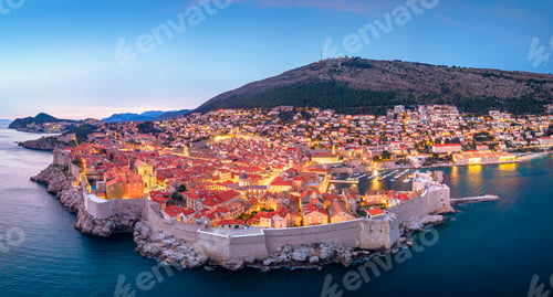 Preview: Dubrovnik, Croatia Old Town at Twilight