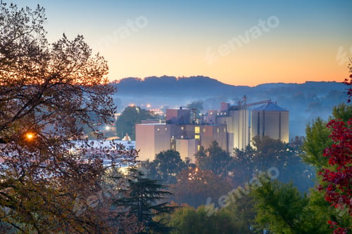 Preview: Rome, Georgia, USA Industry in Autumn