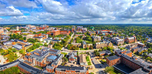 Preview: Ann Arbor, Michigan, USA College Town Skyline