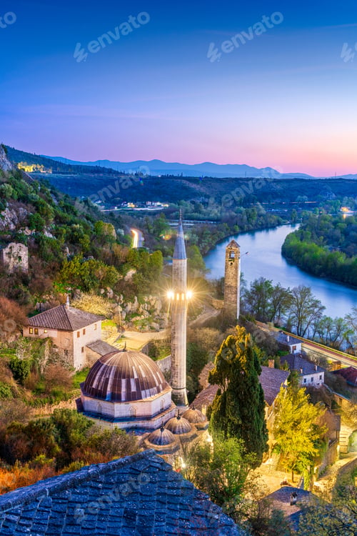 Preview: Pocitelj, Bosnia and Herzegovina on the Neretva River