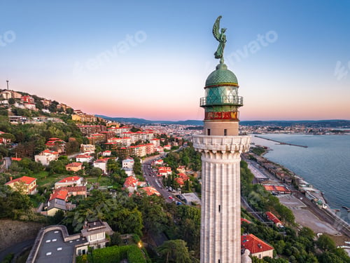 Preview: Trieste, Italy with Vittoria Light at Dusk