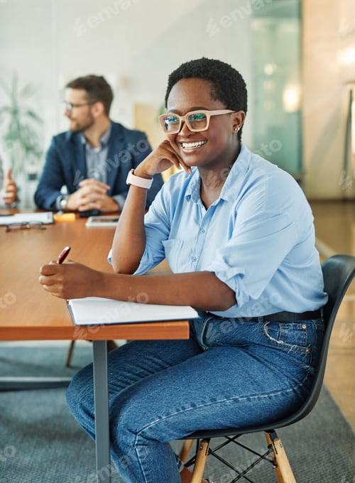 Preview: Young Business People Meeting Office Portrait Woman Businesswoman Teamwork Group Success Corporate C