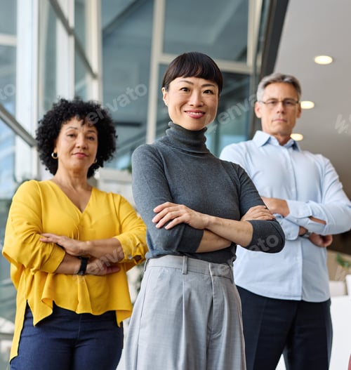 Preview: Business Meeting Office Portrait Teamwork Businesswoman Woman Colleague Group Businessperson Busines