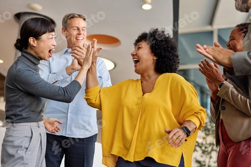 Preview: Business Meeting Businesswoman Woman Office Entrepreneur Presentation Success Applause Applauding Au