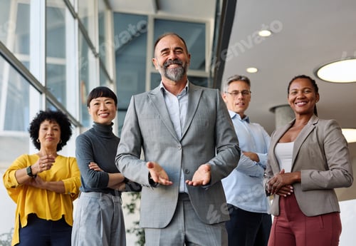 Preview: Business Meeting Office Portrait Teamwork Businesswoman Woman Colleague Group Businessperson Busines