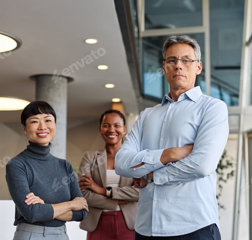 Preview: Business Meeting Office Portrait Teamwork Businesswoman Woman Colleague Group Businessperson Busines