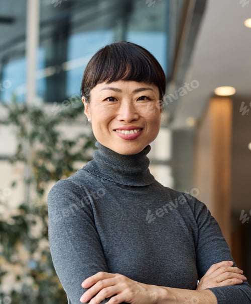 Preview: Business Meeting Businesswoman Woman Office Portrait Entrepreneur Smart Confident Happy Colleague Bu