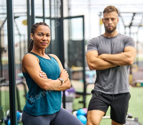 Preview: Gym Sport Fitness Exercise Health Woman Weight Training Trainer Strong Coach Instructor Personal He