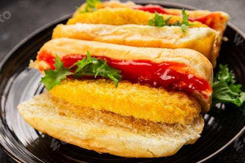 Preview: Sandwich chicken meat aiguillettes fast food chicken strips lunch or dinner tasty snack fresh, delic