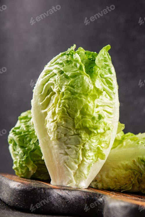 Preview: Romaine lettuce salad salad vegetables romano lunch or dinner tasty snack organic fresh and deliciou