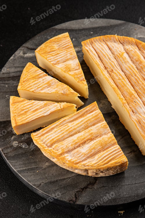 Preview: Soft cheese Tartiflette tasty cow milk, goat or sheep French food snack fresh delicious gourmet food