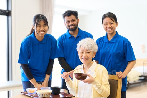 Preview: Foreign caregivers working in Japanese nursing care facilities