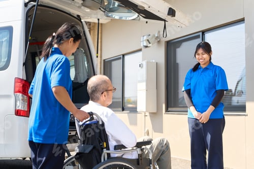 Preview: Foreign caregivers welcoming senior residents at nursing homes