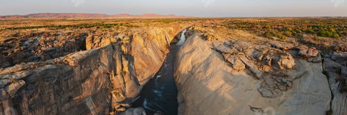 Preview: Augrabies Falls at Sunset, elevated view of a deep gorge and the Orange River.
Gorge of the Orange