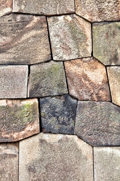 Preview: Details of the carved stone wall surrounding the Imperial Palace, Tokyo, Japan