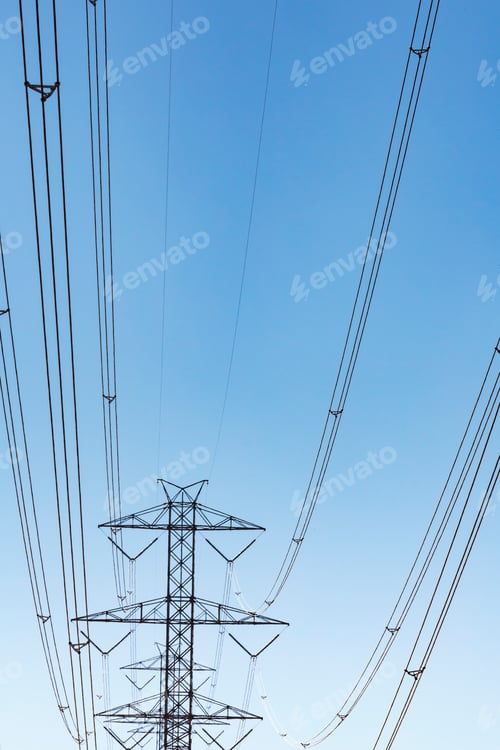 Preview: High transmission towers and lines, Ellensburg
