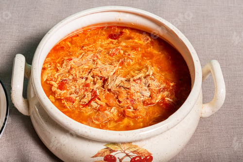 Preview: Traditional Mexican Chicken Tinga in Ceramic Pot