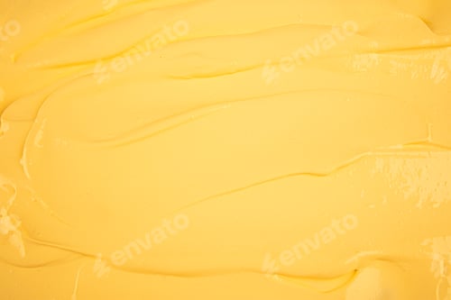 Preview: A sample texture of delicate yellow custard banana cream. Soft waves of creamy surface fruit banana