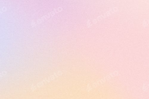 Preview: Soft pastel color gradient blending from pink to blue and orange with fine grainy texture