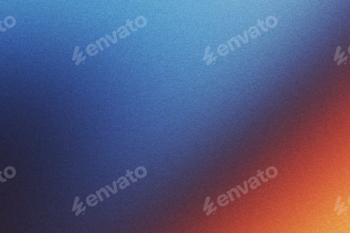 Preview: Grainy noise gradient background seamlessly transitions from yellow and blue to orange