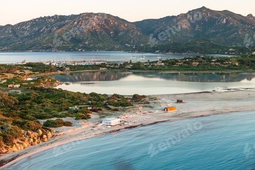 Preview: Morning View of Porto Giunco Lagoon, Sardinia, Italy