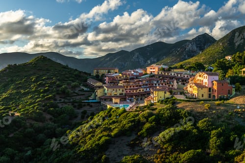 Preview: Sardinian Sunset over Nebida and the Mediterranean Coast