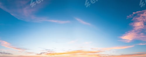 Preview: Blue sky stretches wide, painted with soft clouds