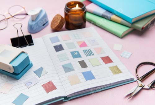 Preview: Creating cute scrapbook embellishments with paper punches and colorful patterns