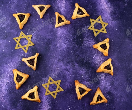 Preview: Jewish Purim traditional cookies Hamantaschen