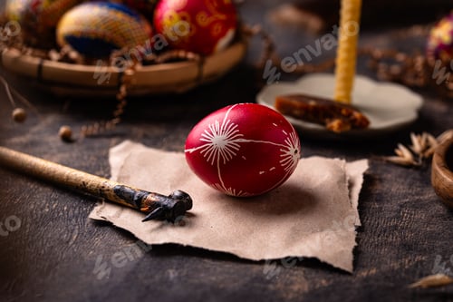 Preview: Traditional Ukrainian painting Easter eggs