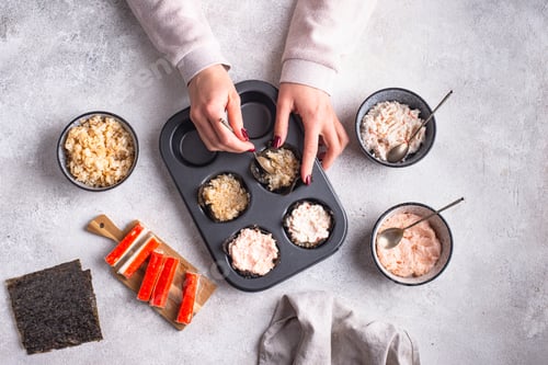 Preview: Trendy sushi muffin or cupcake