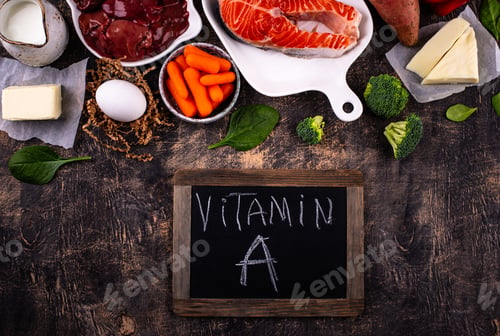 Preview: Product containing vitamin A. retinol and beta carotene