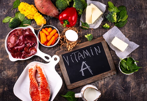 Preview: Product containing vitamin A. retinol and beta carotene